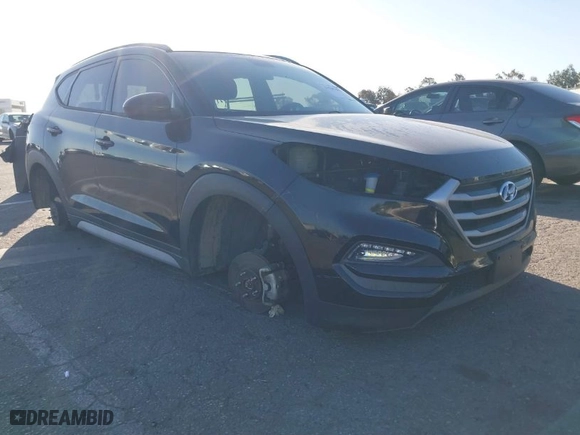 2017 Hyundai Tucson SE Plus with VIN KM8J33A46HU598450, listed as a IAAI auction lot 41709481 with 34,781 mi miles. Bid and sale history available at carsss.com. Image 1.