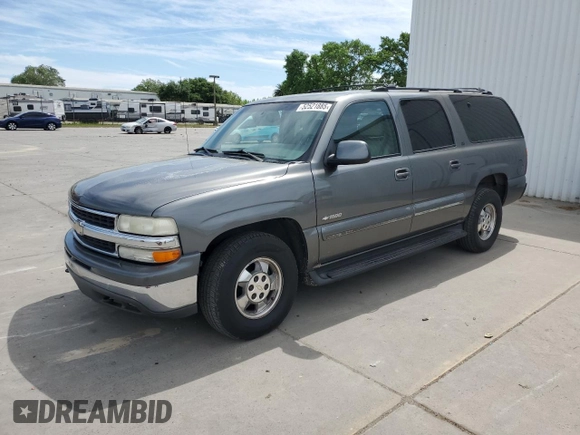 2000 Chevrolet Suburban LT with VIN 3GNFK16T0YG201987, listed as a Copart auction lot 52521885 with 282,794 mi miles and Salvage Title. Bid and sale history available at carsss.com. Image 1.