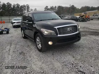 2012 Infiniti QX56 7-passenger with VIN JN8AZ2NF9C9519801, listed as a Copart auction lot 78795434 with 148,902 mi miles and Salvage Title. Bid and sale history available at carsss.com. Image 14.