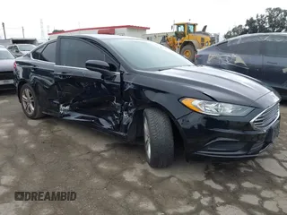 2018 Ford Fusion SE with VIN 3FA6P0HD1JR253185, listed as a IAAI auction lot 41901789 with 67,460 mi miles. Bid and sale history available at carsss.com. Image 1.