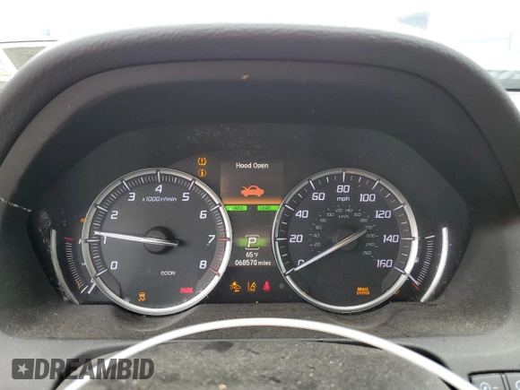 2020 Acura TLX Technology z VIN 19UUB1F50LA013853, wystawiony jako Copart lot #53982465 z przebiegiem 68 570 mil mil oraz Szkoda całkowita • Salvage title. Historia ofert i sprzedaży dostępna na DreamBid. Obrazek 9.