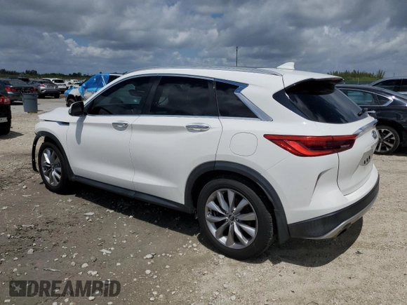 2019 Infiniti QX50 LUXE with VIN 3PCAJ5M15KF133245, listed as a Copart auction lot 50792395 with 36,246 mi miles and Salvage Title. Bid and sale history available at carsss.com. Image 2.