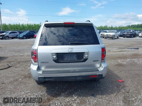 2006 Honda Pilot EX-L with VIN 2HKYF18596H563583, listed as a IAAI auction lot 42183326 with 181,665 mi miles and . Bid and sale history available at DreamBid. Image 16.