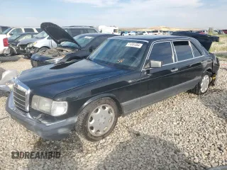 1989 Mercedes-Benz 420 with VIN WDBCA35E7KA458288, listed as a Copart auction lot 71251354 with 220,774 mi miles and Salvage Title. Bid and sale history available at carsss.com. Image 1.