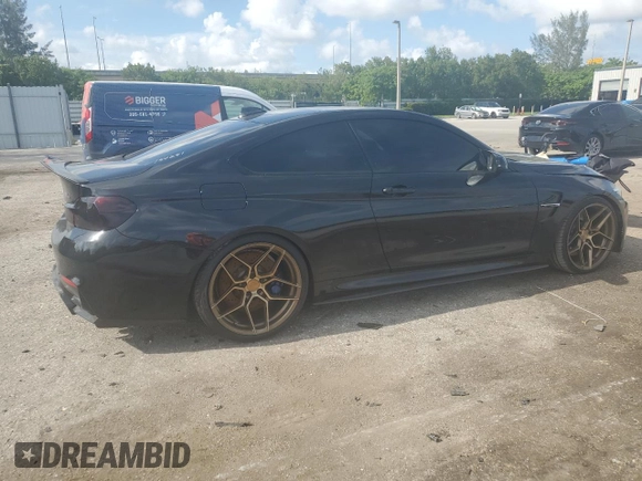 2015 BMW M4 with VIN WBS3R9C57FK332862, listed as a Copart auction lot 59395104 with 63,112 mi miles and Salvage Title. Bid and sale history available at carsss.com. Image 3.