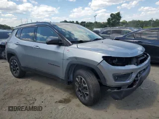 2021 Jeep Compass Trailhawk z VIN 3C4NJDDB1MT529228, wystawiony jako Copart lot #60490744 z przebiegiem 64 949 mil mil oraz Szkoda całkowita • Salvage title. Historia ofert i sprzedaży dostępna na DreamBid. Obrazek 4.