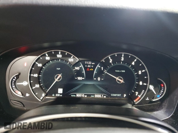 2019 BMW 5 Series 530i xDrive с VIN WBAJA7C50KWW09782, выставлен на аукционе Copart как лот 50684555 с пробегом 90 510 миль миль и Списание • Salvage title. История ставок и продаж доступна на DreamBid. Изображение 9.