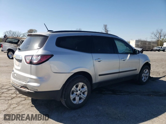 2017 Chevrolet Traverse LS with VIN 1GNKRFED7HJ269154, listed as a Copart auction lot 52735235 with Not Provided miles and Salvage Title. Bid and sale history available at carsss.com. Image 3.