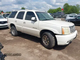 2003 Cadillac Escalade z VIN 1GYEK63N43R166347, wystawiony jako IAAI lot #42377612 z przebiegiem 255 892 mil mil oraz . Historia ofert i sprzedaży dostępna na DreamBid. Obrazek 1.