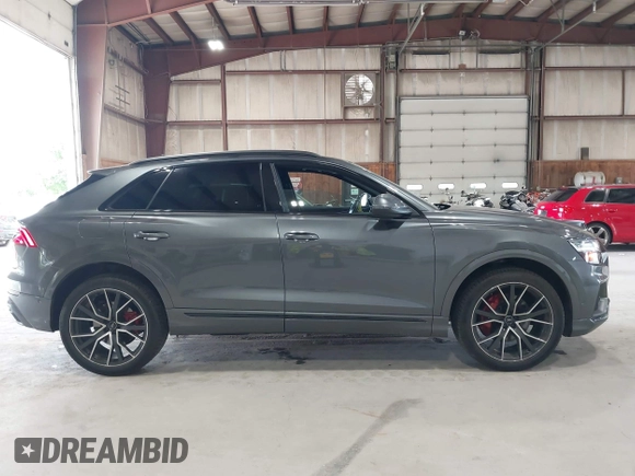 2020 Audi Q8 Premium Plus with VIN WA1EVAF14LD015881, listed as a IAAI auction lot 42646808 with 46,136 mi miles and . Bid and sale history available at DreamBid. Image 13.