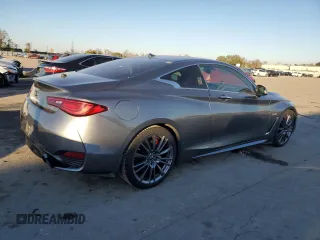 2017 Infiniti Q60 Red Sport 400 with VIN JN1FV7EK4HM610120, listed as a Copart auction lot 36831923 with 42,484 mi miles and . Bid and sale history available at carsss.com. Image 3.