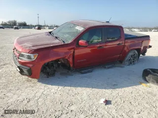2021 Chevrolet Colorado 2WD Work Truck with VIN 1GCGSBEN7M1188184, listed as a Copart auction lot 44195865 with 40,723 mi miles and Salvage Title. Bid and sale history available at carsss.com. Image 1.