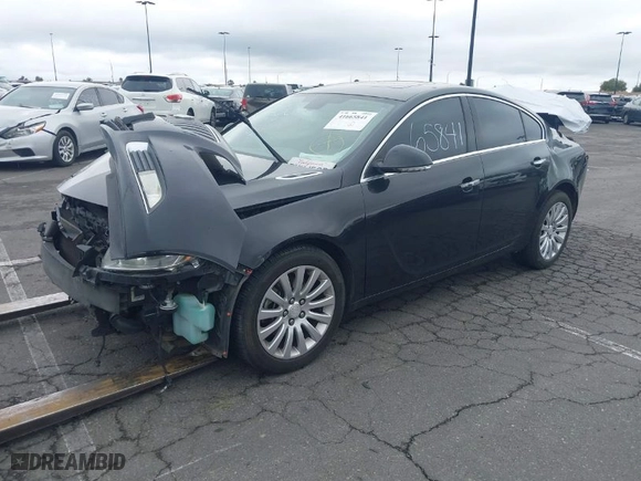 2013 Buick Regal Turbo Premium 1 with VIN 2G4GS5EV9D9249009, listed as a IAAI auction lot 41665841 with NaN miles. Bid and sale history available at carsss.com. Image 2.