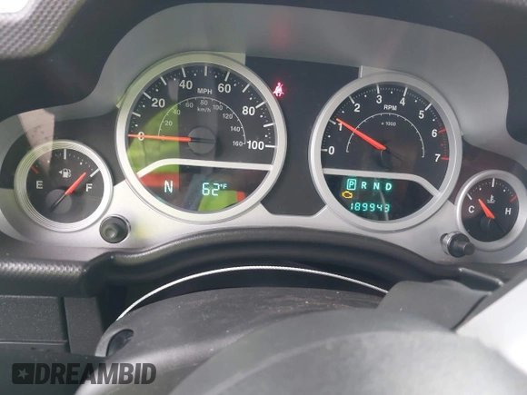 2008 Jeep Wrangler Unlimited Sahara with VIN 1J8GA59168L587554, listed as a IAAI auction lot 41963587 with 189,943 mi miles and . Bid and sale history available at DreamBid. Image 7.