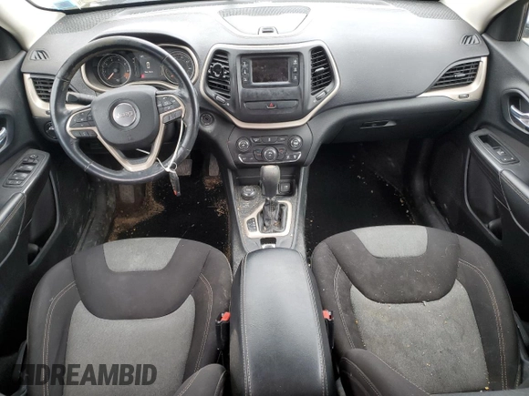 2015 Jeep Cherokee Sport with VIN 1C4PJMABXFW776256, listed as a Copart auction lot 49833705 with 216,170 mi miles and Clean Title. Bid and sale history available at carsss.com. Image 8.