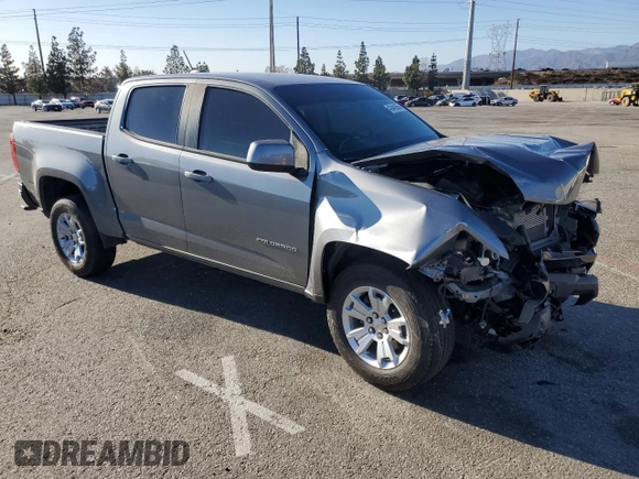2021 Chevrolet Colorado 2WD LT with VIN 1GCGSCEA4M1285376, listed as a Copart auction lot 42441655 with 41,218 mi miles and Salvage Title. Bid and sale history available at carsss.com. Image 4.