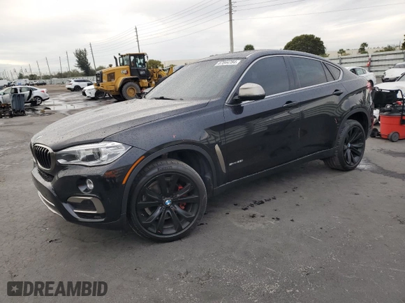 2017 BMW X6 sDrive35i with VIN 5UXKU0C36H0G69163, listed as a Copart auction lot 87044784 with 99,452 mi miles and Salvage Title. Bid and sale history available at carsss.com. Image 1.