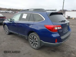 2015 Subaru Outback Limited with VIN 4S4BSBNC7F3323448, listed as a IAAI auction lot 41957344 with 121,034 mi miles and . Bid and sale history available at DreamBid. Image 3.