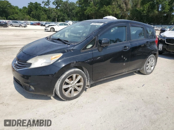 2014 Nissan Note S with VIN 3N1CE2CP2EL421847, listed as a Copart auction lot 55942485 with 89,068 mi miles and Clean Title. Bid and sale history available at DreamBid. Image 1.