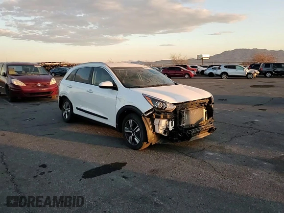 2022 Kia Niro LXS with VIN KNDCB3LC4N5549466, listed as a Copart auction lot 43571165 with 55,060 mi miles and Salvage Title. Bid and sale history available at carsss.com. Image 11.