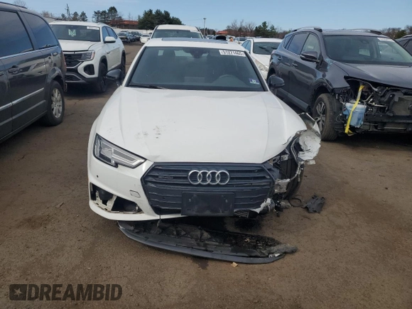 2019 Audi A4 Premium Plus with VIN WAUENAF48KA016318, listed as a Copart auction lot 51271465 with 104,013 mi miles and Salvage Title. Bid and sale history available at carsss.com. Image 5.
