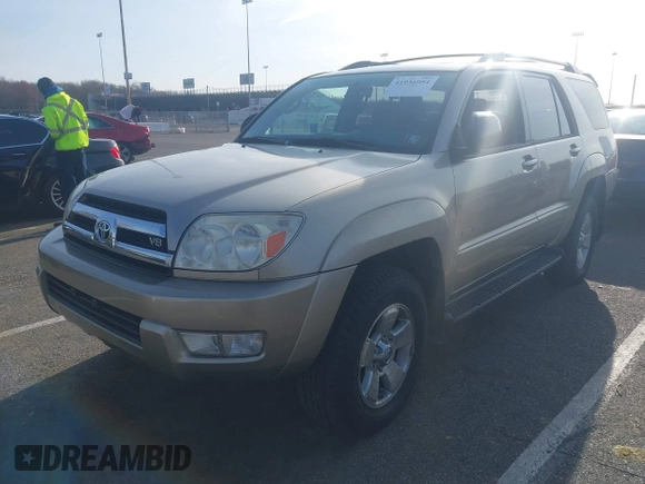 2005 Toyota 4Runner SR5 with VIN JTEBT14R350056824, listed as a IAAI auction lot 41936954 with 247,526 mi miles and . Bid and sale history available at DreamBid. Image 2.