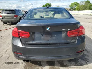 2017 BMW 3 Series 330i with VIN WBA8B9G37HNU53691, listed as a Copart auction lot 54612825 with 107,287 mi miles and Salvage Title. Bid and sale history available at carsss.com. Image 6.