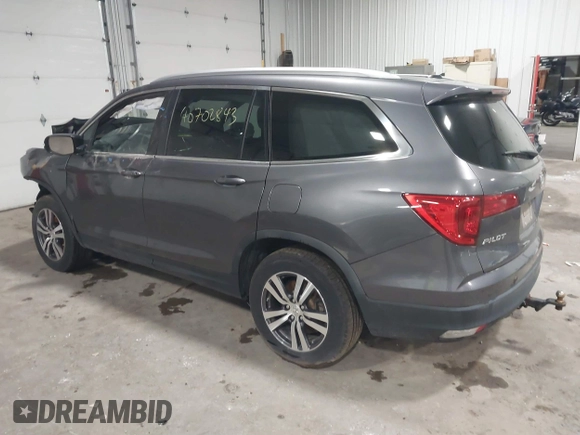 2017 Honda Pilot EX-L with VIN 5FNYF6H51HB080796, listed as a IAAI auction lot 40702843 with Not Provided miles and . Bid and sale history available at DreamBid. Image 3.