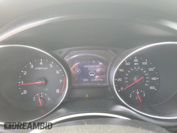 2017 Kia Sedona LX with VIN KNDMB5C17H6271336, listed as a Copart auction lot 53650475 with 123,007 mi miles and Salvage Title. Bid and sale history available at DreamBid. Image 9.