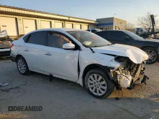 2019 Nissan Sentra S with VIN 3N1AB7AP5KY447017, listed as a Copart auction lot 48408675 with 176,554 mi miles and Salvage Title. Bid and sale history available at DreamBid. Image 4.