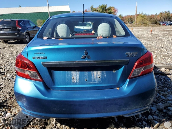 2017 Mitsubishi Mirage ES with VIN ML32F3FJ2HH004236, listed as a Copart auction lot 74567824 with Not provided miles and Non repairable. Bid and sale history available at DreamBid. Image 6.