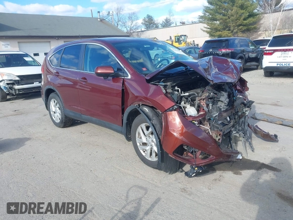 2016 Honda CR-V EX with VIN 5J6RM4H59GL001962, listed as a IAAI auction lot 41890901 with 105,255 mi miles and . Bid and sale history available at DreamBid. Image 1.