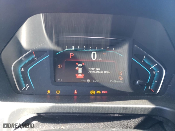 2018 Honda Odyssey Elite with VIN 5FNRL6H99JB005656, listed as a Copart auction lot 48118745 with 134,586 mi miles and Salvage Title. Bid and sale history available at carsss.com. Image 9.