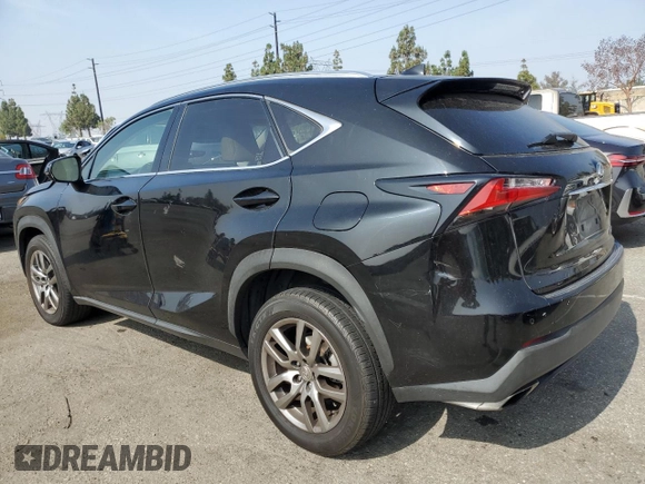 2015 Lexus NX 200t with VIN JTJYARBZ8F2017610, listed as a Copart auction lot 60721405 with 147,813 mi miles and Salvage title. Bid and sale history available at DreamBid. Image 2.