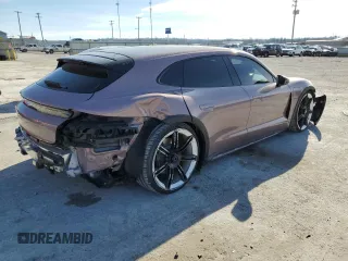 2022 Porsche Taycan 4 with VIN WP0BA2Y11NSA67428, listed as a Copart auction lot 80009803 with 13,028 mi miles and . Bid and sale history available at DreamBid. Image 3.