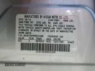 2015 Infiniti Q50 Premium z VIN JN1BV7AP6FM331698, wystawiony jako Copart lot #54261935 z przebiegiem 102 459 mil mil oraz Szkoda całkowita • Salvage title. Historia ofert i sprzedaży dostępna na DreamBid. Obrazek 13.