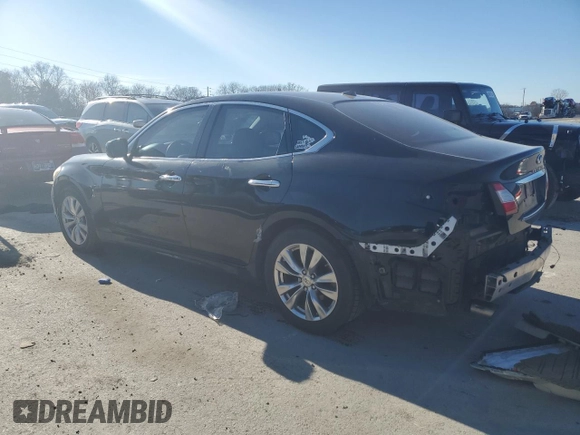 2014 Infiniti M37 with VIN JN1BY1AP2EM260101, listed as a Copart auction lot 82751744 with 142,099 mi miles and Salvage Title. Bid and sale history available at carsss.com. Image 2.