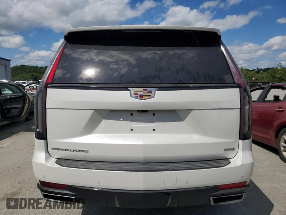 2021 Cadillac Escalade z VIN 1GYS3KKL5MR228333, wystawiony jako Copart lot #71914694 z przebiegiem Nie podano mil oraz Szkoda całkowita • Salvage title. Historia ofert i sprzedaży dostępna na DreamBid. Obrazek 6.