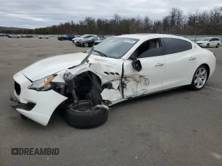2014 Maserati Quattroporte GTS z VIN ZAM56PPA8E1073092, wystawiony jako Copart lot #52827045 z przebiegiem 51 304 mil mil oraz Szkoda całkowita • Salvage title. Historia ofert i sprzedaży dostępna na DreamBid. Obrazek 1.