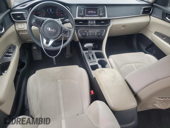2016 Kia Optima LX with VIN KNAGT4L38G5078118, listed as a Copart auction lot 61355015 with 95,140 mi miles and Clean title. Bid and sale history available at DreamBid. Image 8.