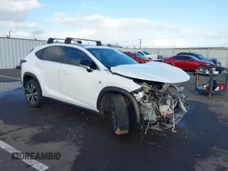 2018 Lexus NX with VIN JTJBARBZ6J2158190, listed as a IAAI auction lot 41701940 with 76,359 mi miles. Bid and sale history available at carsss.com. Image 1.