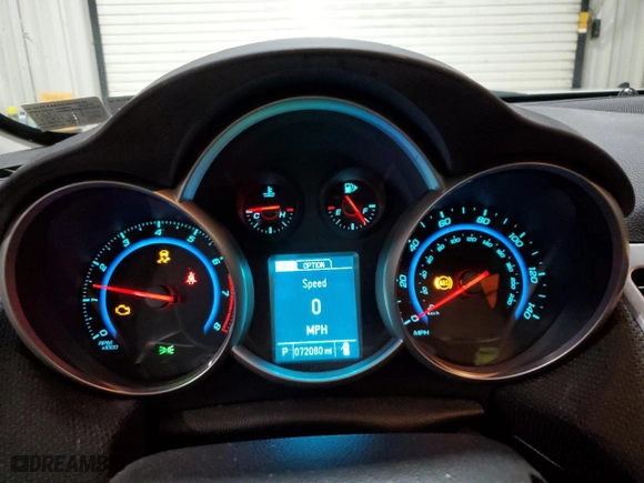 2016 Chevrolet Cruze Limited LT with VIN 1G1PE5SBXG7202365, listed as a Copart auction lot 52104785 with 72,080 mi miles and Salvage Title. Bid and sale history available at carsss.com. Image 9.