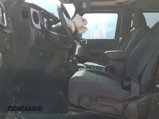 2024 Jeep Gladiator Sport S with VIN 1C6HJTAG7RL120930, listed as a Copart auction lot 55958815 with 7,828 mi miles and Salvage title. Bid and sale history available at DreamBid. Image 7.
