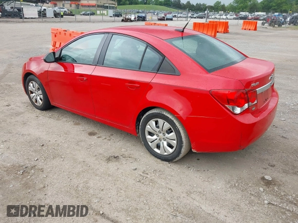 2014 Chevrolet Cruze LS with VIN 1G1PA5SH4E7185799, listed as a IAAI auction lot 42128030 with 195,156 mi miles and . Bid and sale history available at DreamBid. Image 3.