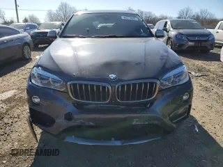 2016 BMW X6 xDrive50i with VIN 5UXKU6C59G0S82414, listed as a Copart auction lot 46219425 with 77,359 mi miles and Salvage Title. Bid and sale history available at carsss.com. Image 5.