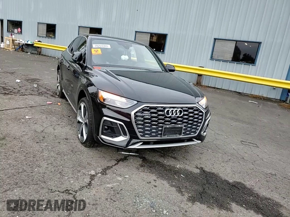2021 Audi Q5 Sportback Premium Plus with VIN WA15AAFY3M2075401, listed as a Copart auction lot 78264384 with 36,892 mi miles and Salvage title. Bid and sale history available at DreamBid. Image 10.