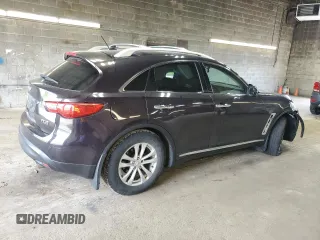 2011 Infiniti FX with VIN JN8AS1MW9BM733523, listed as a Copart auction lot 56670815 with 105,195 mi miles and Salvage title. Bid and sale history available at DreamBid. Image 3.