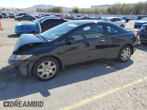 2010 Honda Civic Cpe LX with VIN 2HGFG1B6XAH507144, listed as a Copart auction lot 48334745 with 157,019 mi miles and Salvage Title. Bid and sale history available at carsss.com. Image 1.