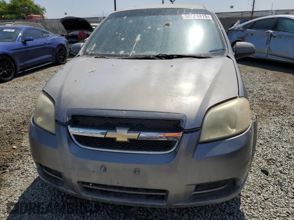 2007 Chevrolet Aveo LT with VIN KL1TG56607B053675, listed as a Copart auction lot 58504415 with 214,019 mi miles and Salvage title. Bid and sale history available at DreamBid. Image 5.