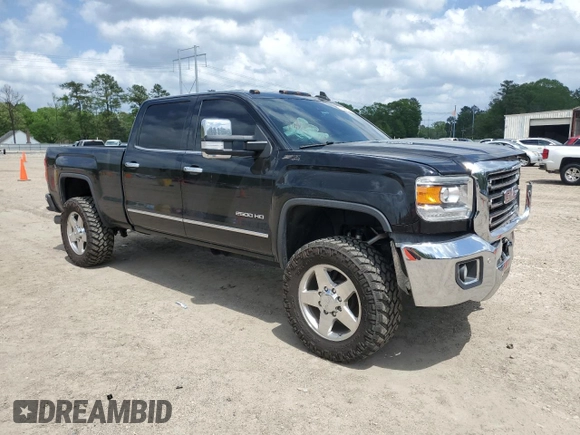 2015 GMC Sierra 2500HD available WiFi SLT with VIN 1GT12ZE87FF602854, listed as a Copart auction lot 51348525 with 96,105 mi miles and Salvage Title. Bid and sale history available at carsss.com. Image 4.
